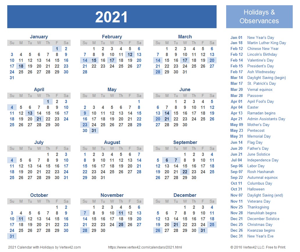 calendar 2021 688