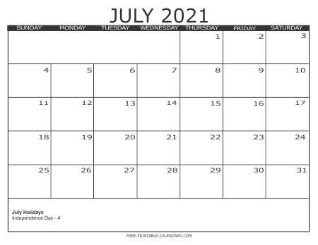 2021 calendar style 3