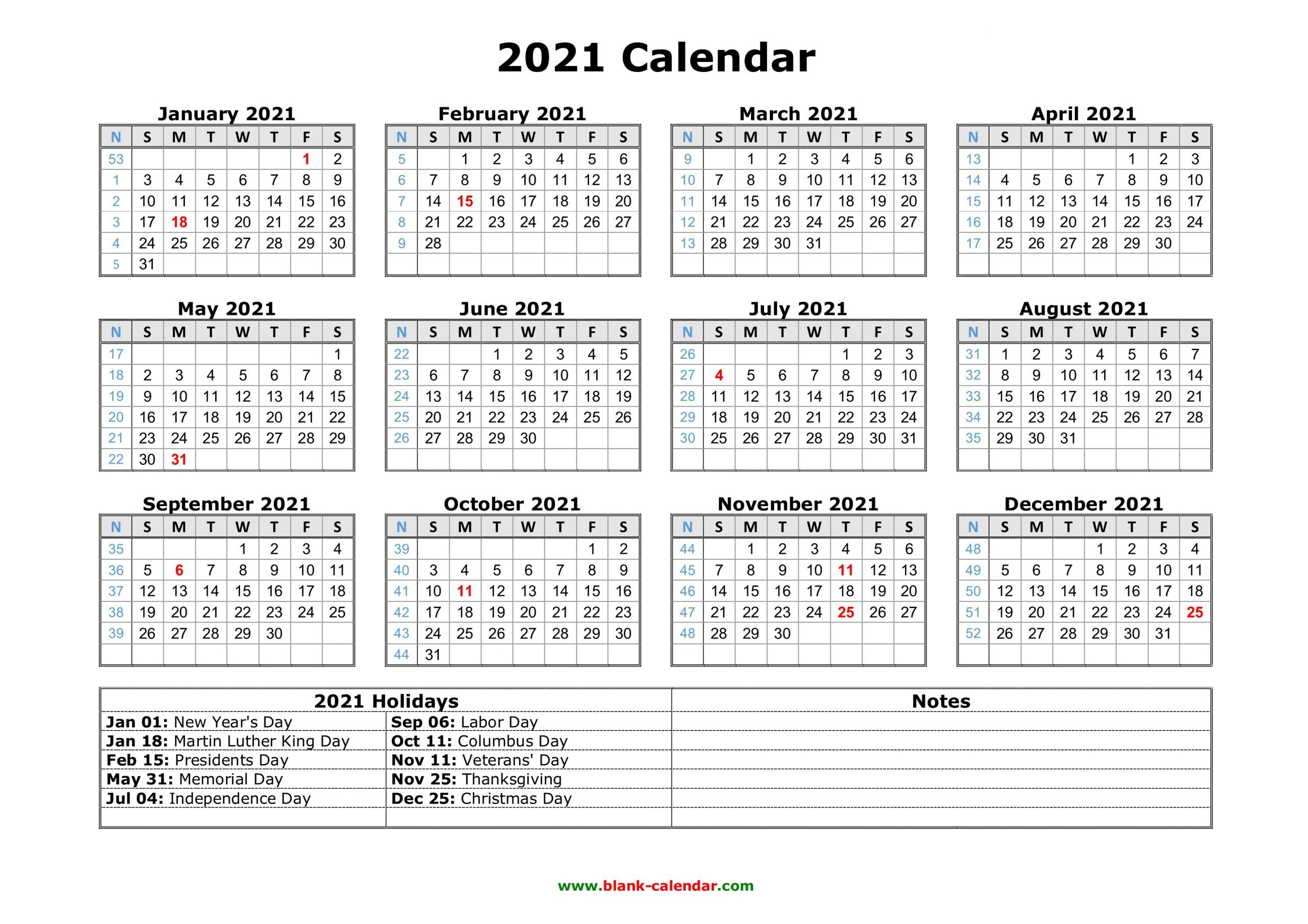 print monthly calendar 2021 template for saving the time