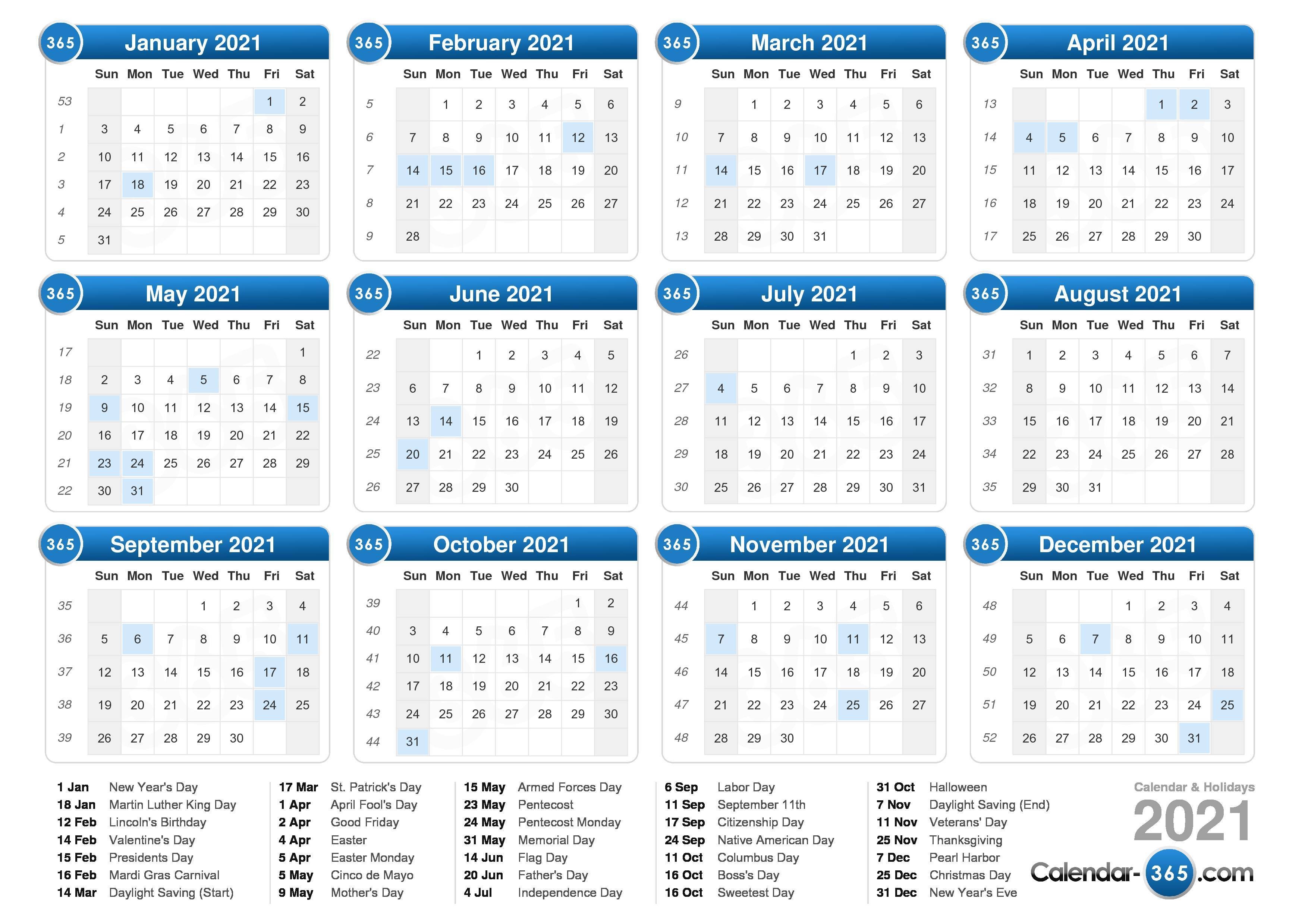 calendar 2021 688