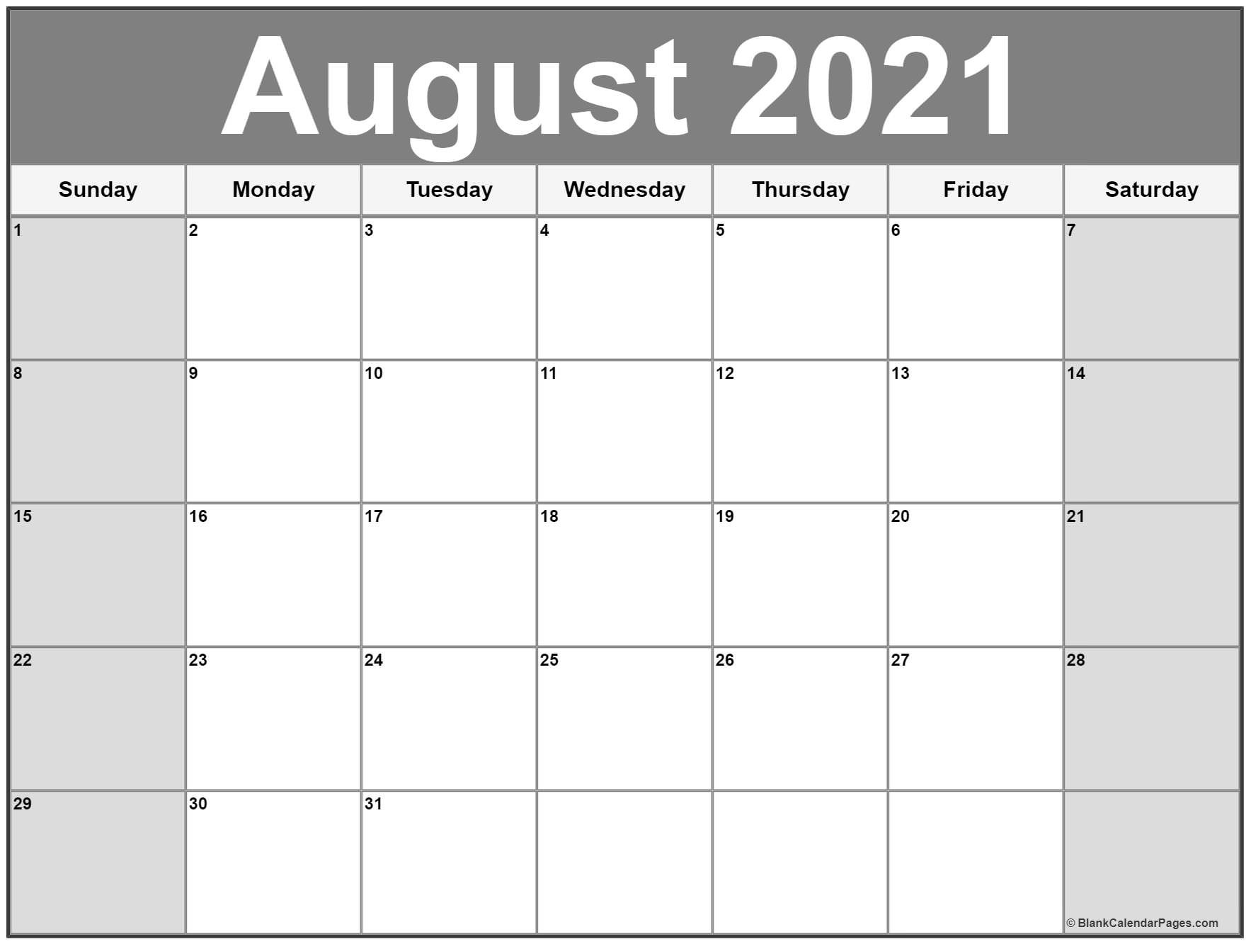 CAL=August 2021 calendar