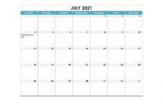 printable monthly calendar 2021 free