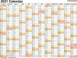 2021 calendar pdf templates