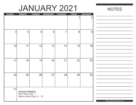 2021 calendar templates