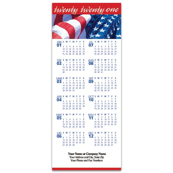 american flag economy calendar EYBG 1