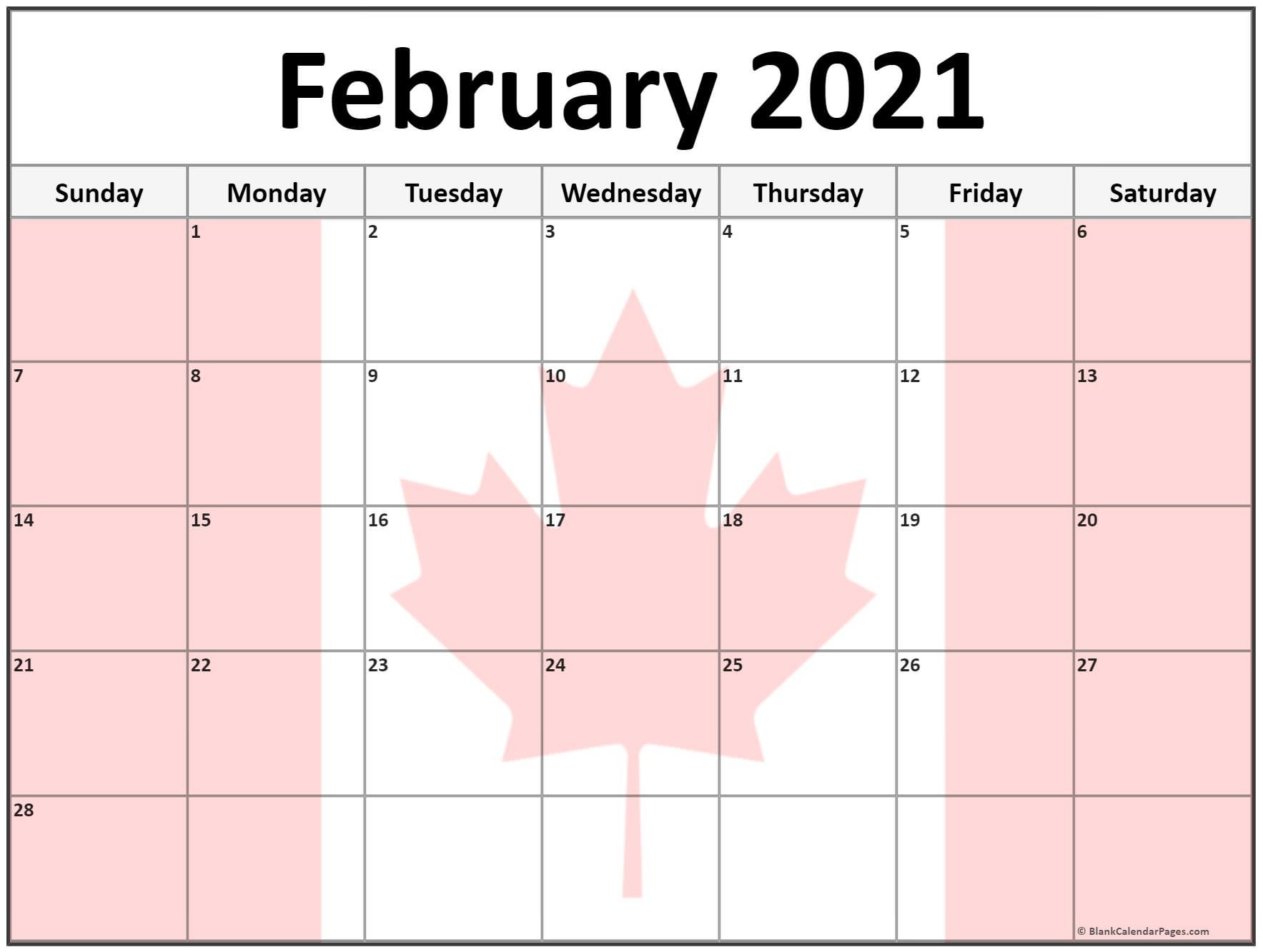 CAL=February 2021 calendar