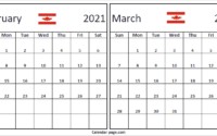 calendar 2021 march