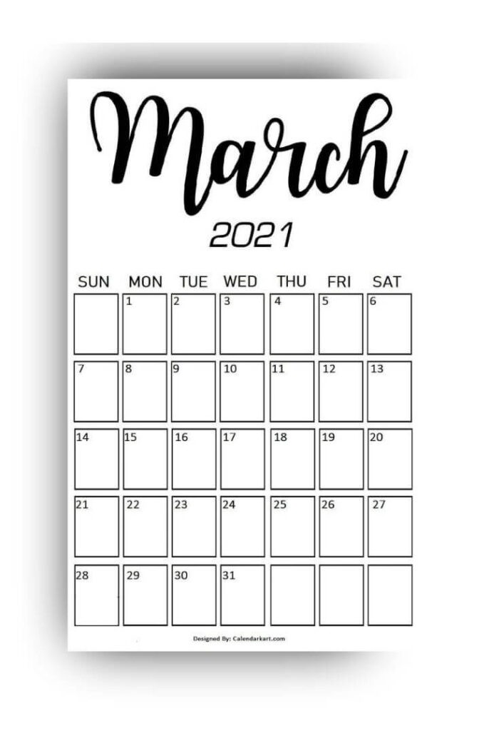 march calendar