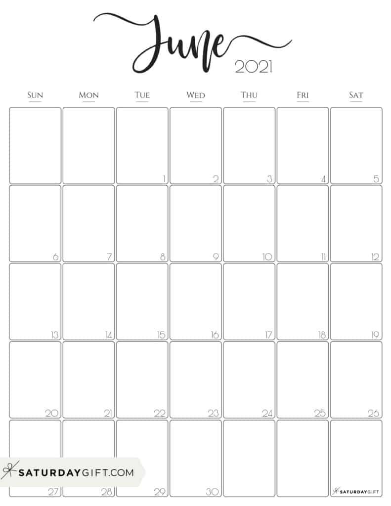 printable june calendar