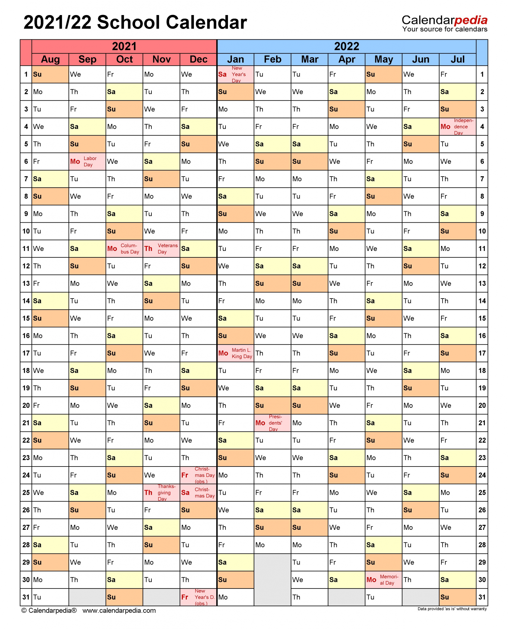 school calendar 2021 2022 pdf templates