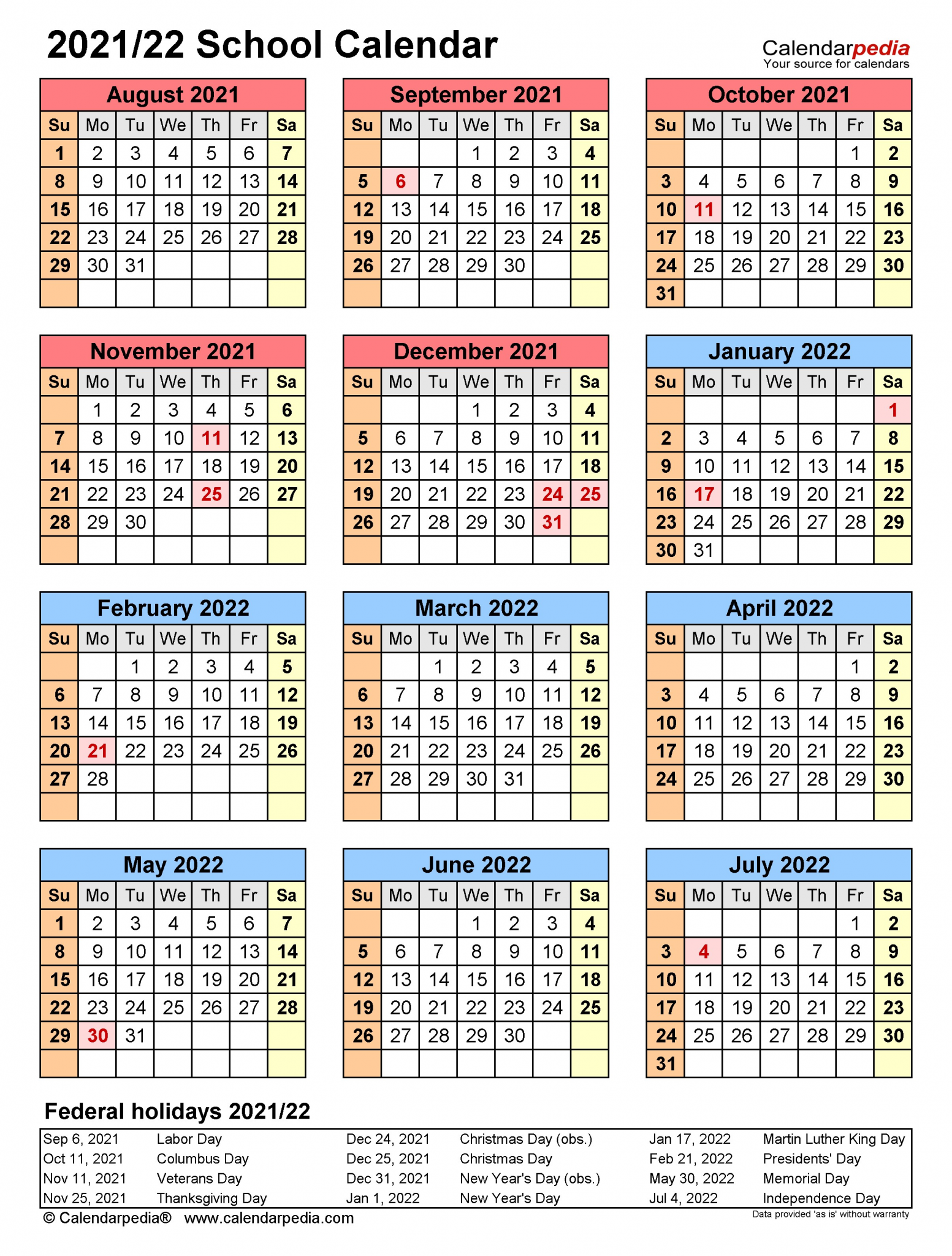 school calendar 2021 2022 pdf templates