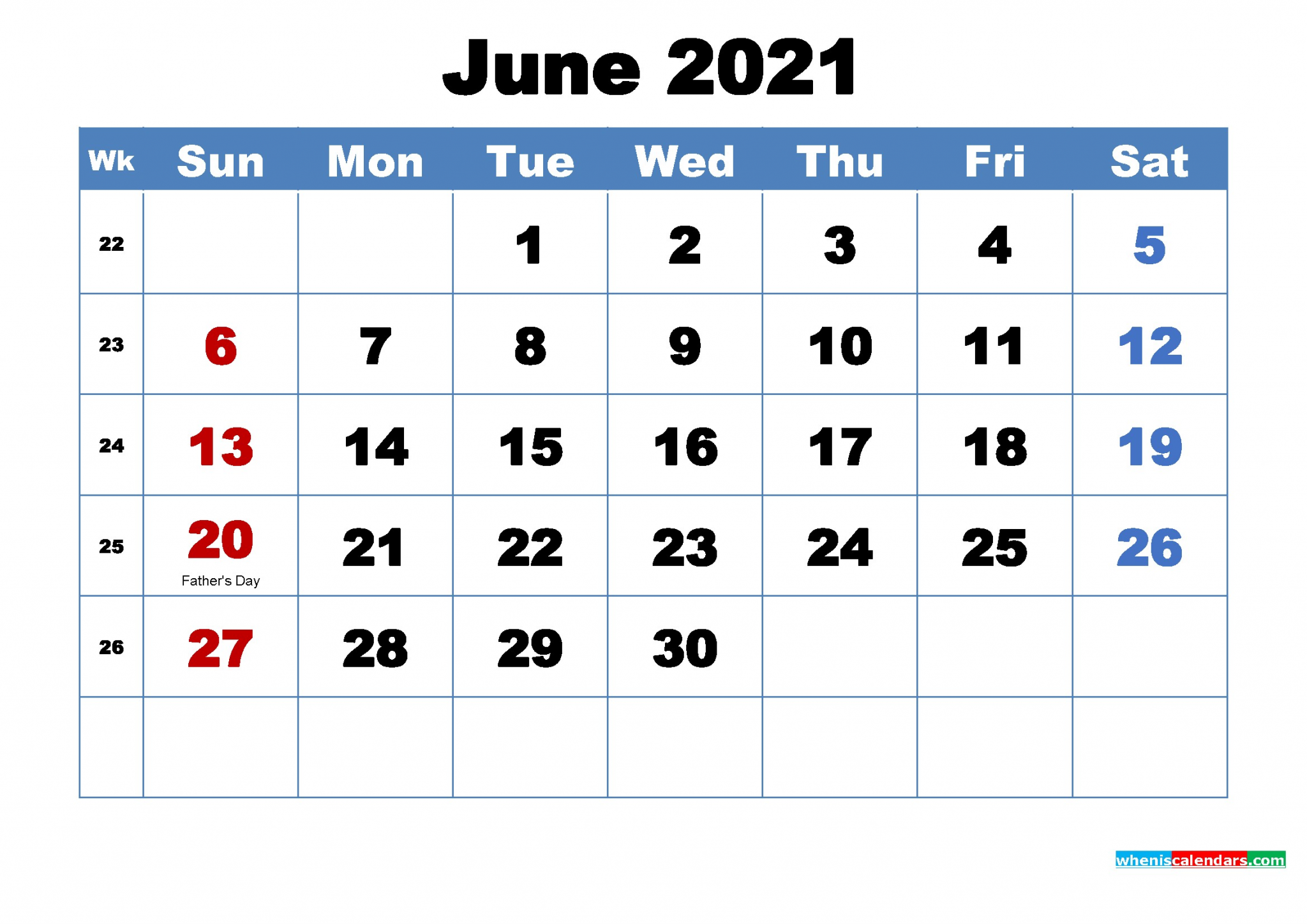 free printable june 2021 calendar with holidays fp21c18