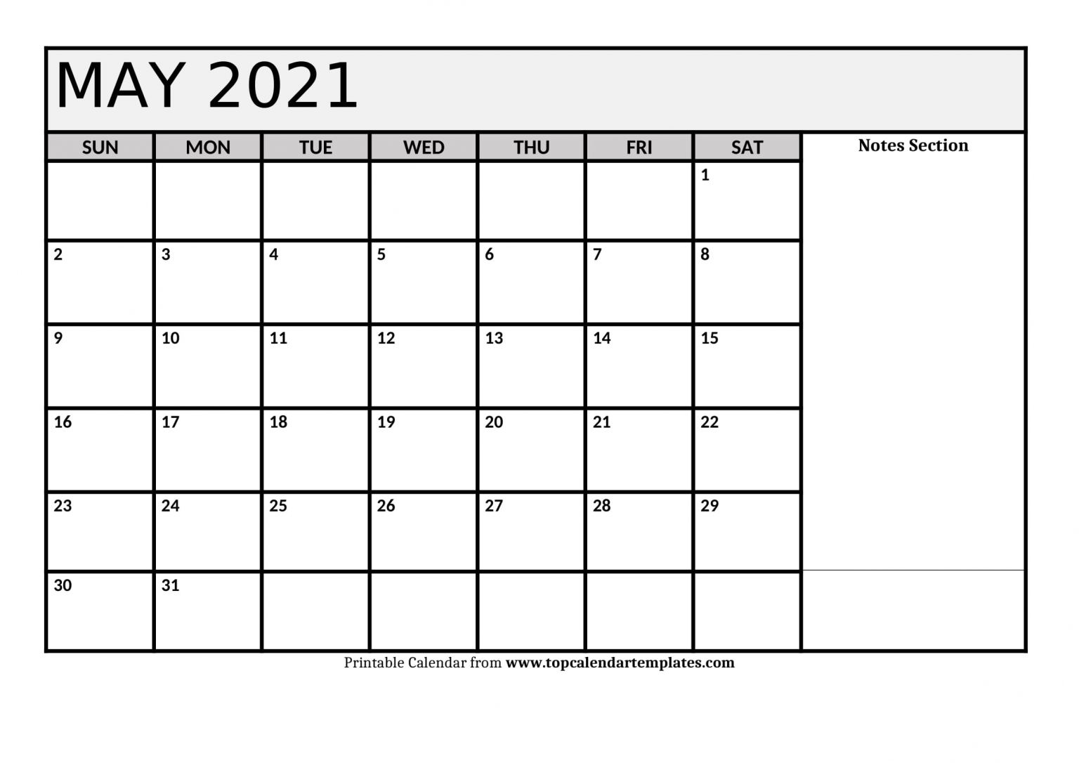 Editable May 2021 Calendar Free Printable Calendar Monthly