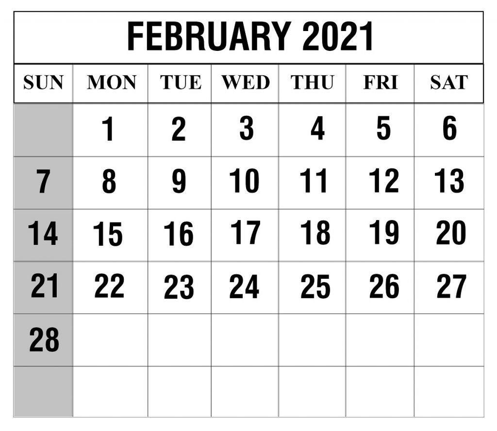 february 2021 calendar with festivals