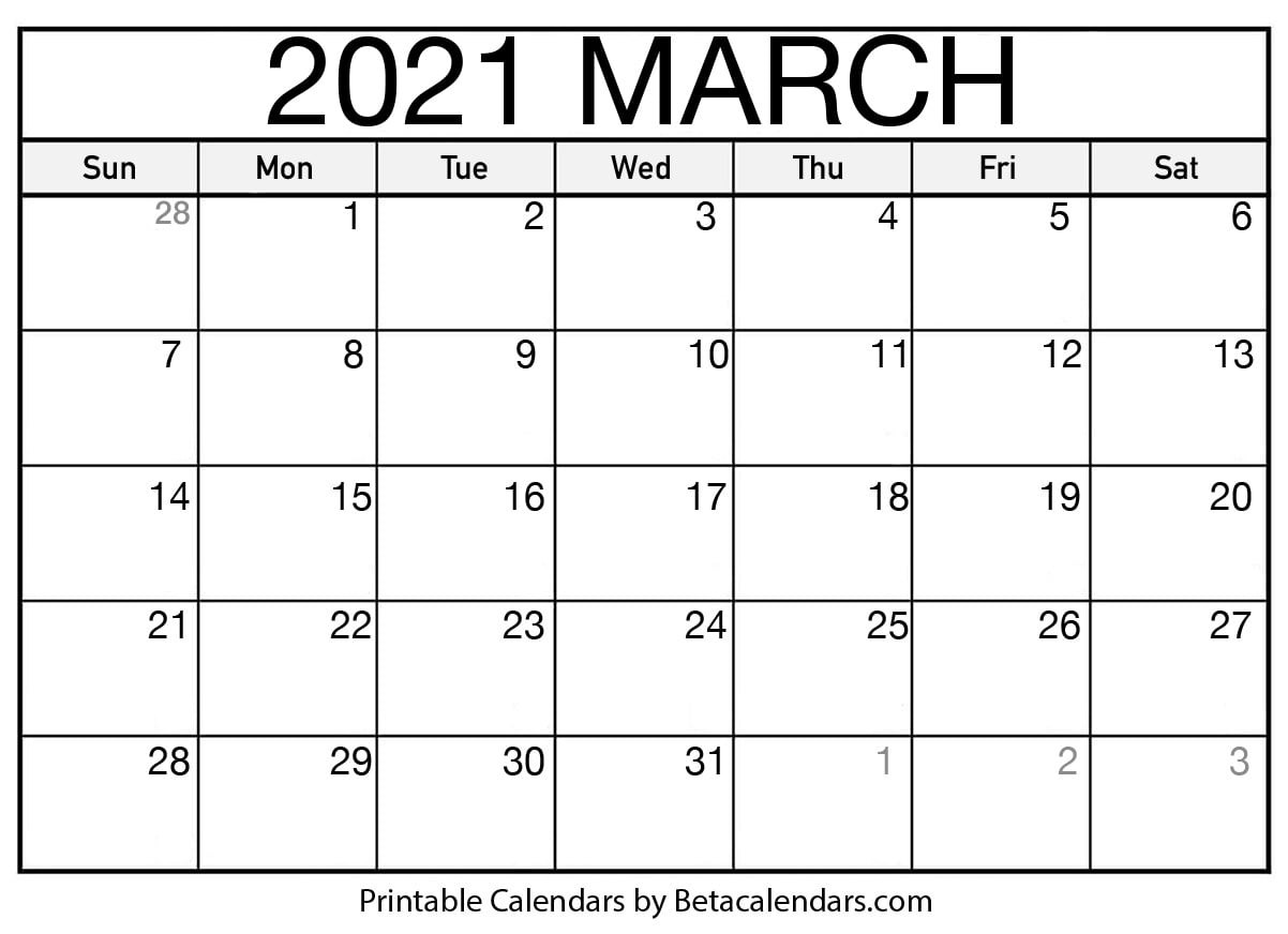 march calendar