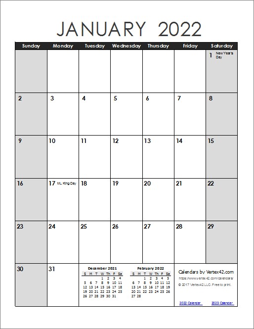 Printable Monthly Calendars 2022 Printable Calendar 2022 April 2022 Calendar