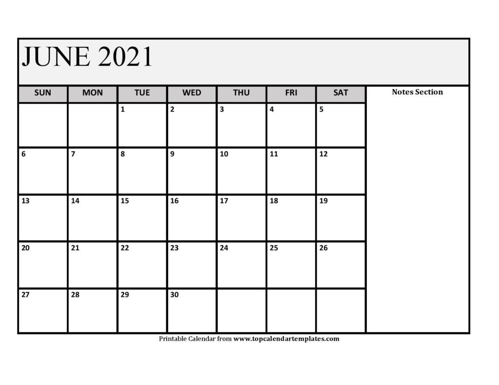 june 2021 calendar