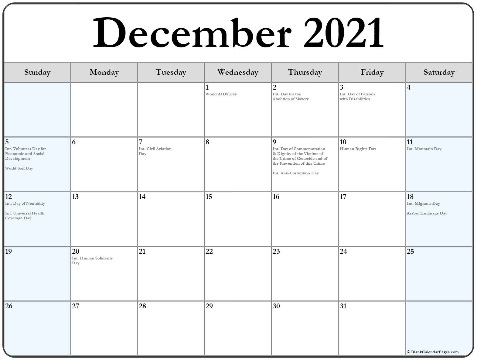 December 2021