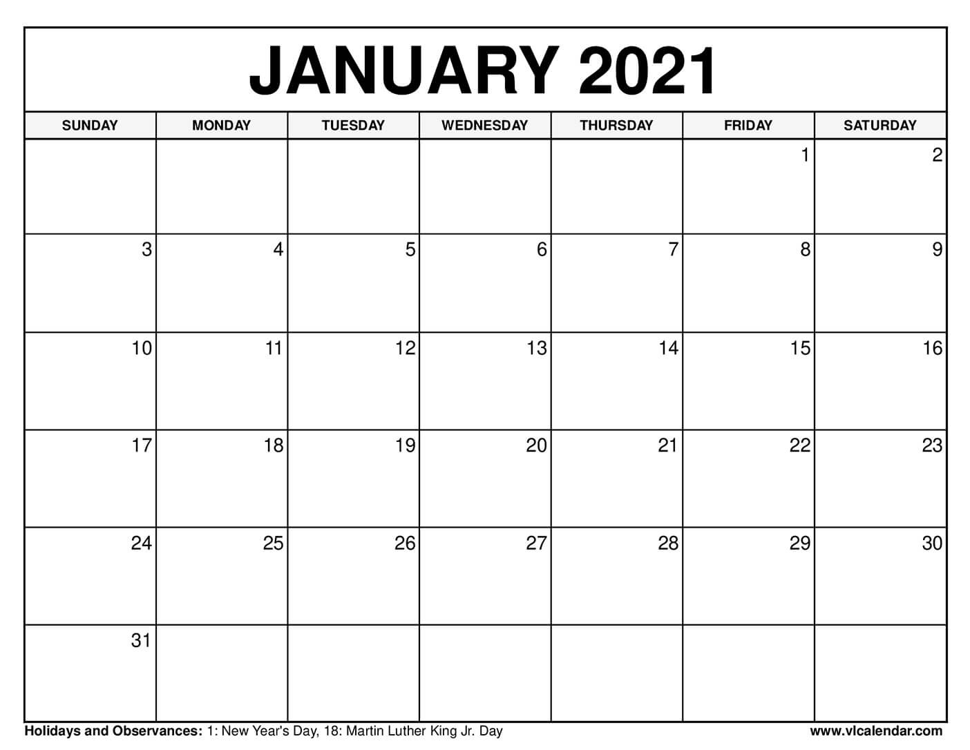 2021 calendar squares to rpint