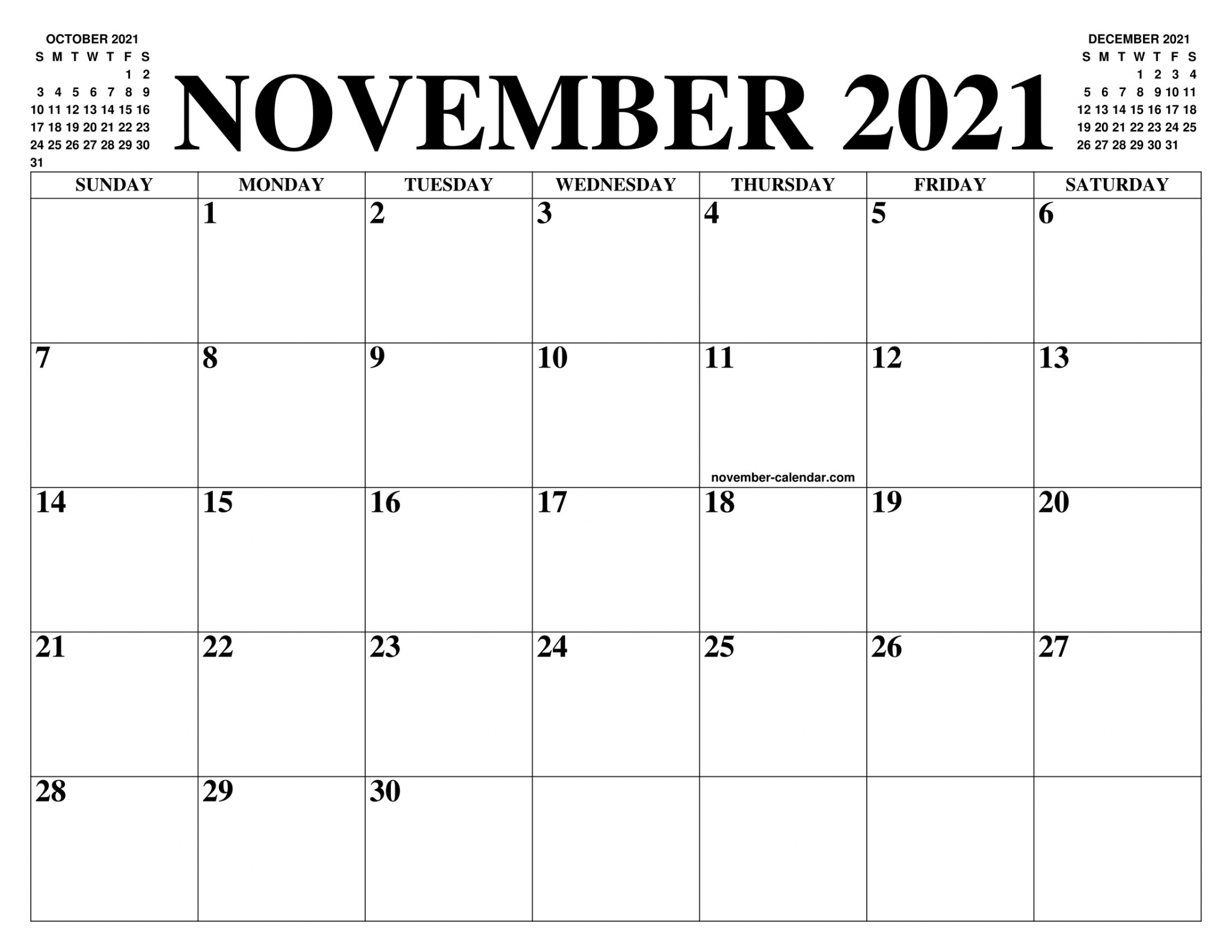 november 2021 calendar wallpapers