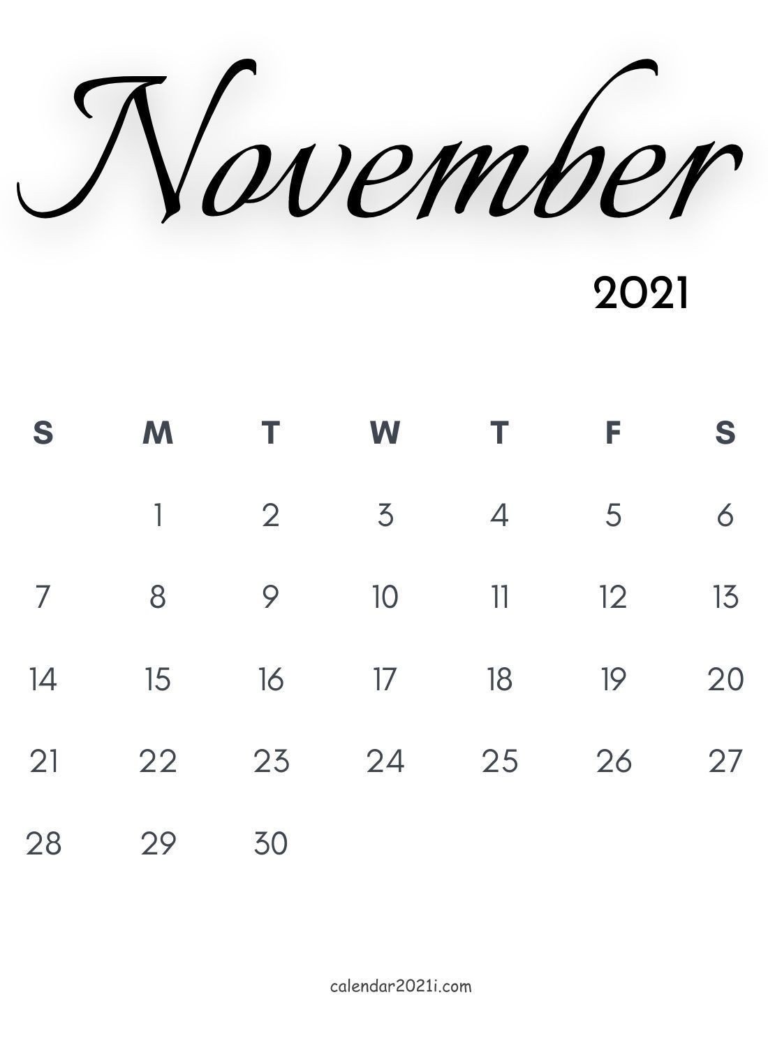 november 2021 wallpaper calendar