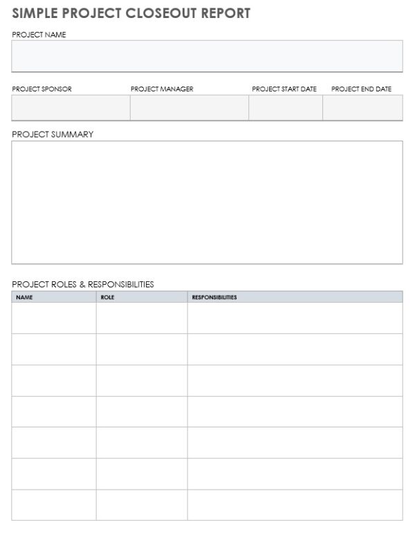 Business Closing Analysis Sheet Template | Free Printable Calendar Monthly