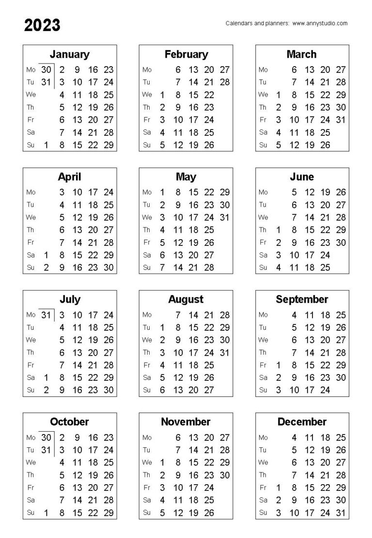 Printable Wallet Size Calendar Free Printable Calendar Monthly