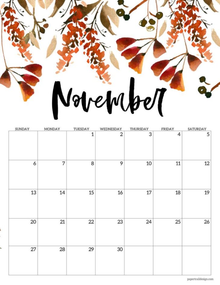 November 2022 Printable Calendar Free Printable Calendar Monthly 8676